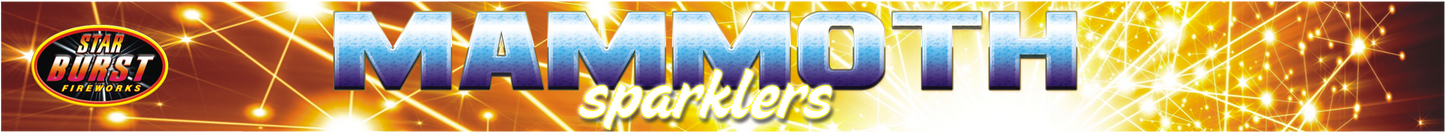 MAMMOTH SPARKLERS 18 INCH